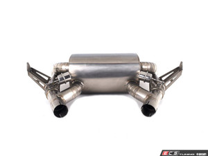 E90 E92 M3 Turner Motorsport Titanium Valved Axle Back Exhaust - Brushed Tips