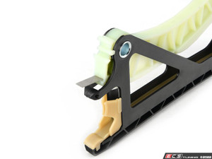 Timing Chain Tensioner With Guard Rail