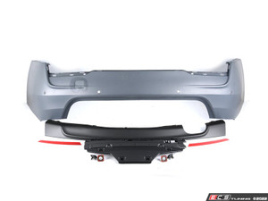 M Sport Style Rear Bumper - Single Exit (w/ PDC)