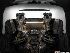 E90 E92 M3 Titanium Valved Axle Back Exhaust - Choose Your Own Exhaust Tips