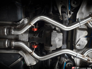 E90 E92 M3 Turner Motorsport Stainless Steel Valved Axle Back Exhaust - Brushed Tips