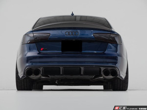 Audi C7 S6 Rear Diffuser - Gloss Black