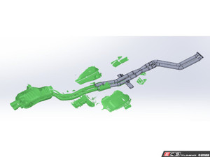 E46 325/330 Mid Section With Integrated X Pipe