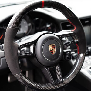 Rennline Carbon Fiber Steering Wheel Inserts