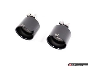 Rennline Universal 4" Exhaust Tips - Black Chrome
