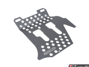 Rennline Perforated Aluminum Floor Board - Driver's Side - Black