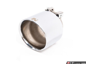 Rennline Universal 4" Exhaust Tip - Silver - Priced Each