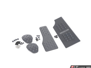 Rennline 4-Piece Pedal Set - Black
