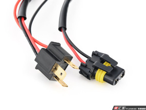 H4 Male Adapter To 9006 Female Adapter Wiring Harness