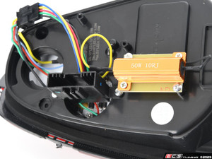 MINI Cooper Union Jack LED Red Lens/Black/Red Led Taillights R56 R57 R58 R59 Set