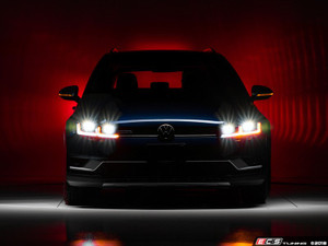 MK7.5 Style Headlight Set - Chrome Trim