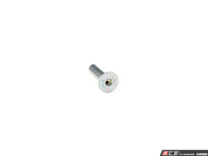 M10 X 1.5mm, 40mm Long, Zinc-Plated Alloy Steel Hex Drive Flat Head Screw