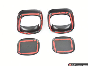 Front Seat Release Handle Covers Gloss Black - Set Of 4