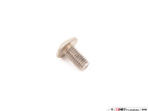 M8 x 1.25mm 16mm long stainless steel button head flange screw