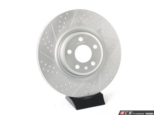 Brake Rotor Dimpled & Slotted Geomet Coated - Right - (NO LONGER AVAILABLE)