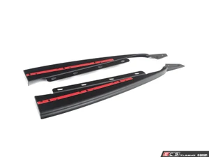 MK6 Jetta Facelift ECS Rear Diffuser Side Spat Add-On Kit - Textured Black