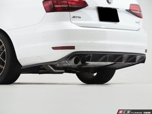 MK6 Jetta Facelift ECS Rear Diffuser Side Spat Add-On Kit - Textured Black