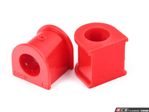 Polyurethane Greaseable Sway Bar Bushings - Sold As A Pair - 25mm - Red