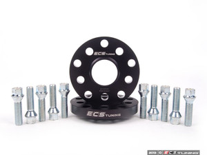 ECS Wheel Spacer & Bolt Kit - 17.5mm With Conical Seat Bolts - ES2680977