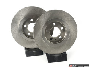 Front V5 Plain (Uncoated) Brake Rotors - Set (280x22) - ES4668416