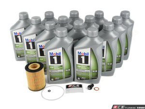 Genuine Diesel Oil Service Kit (5w-30) - With ECS Magnetic Drain Plug - ES4609299