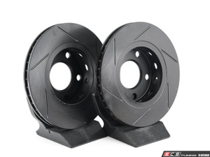 Rear V5 Slotted Brake Rotors - Set (256x22) - ES4668255
