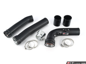 N20 Charge Pipe & Boost Pipe Kit - Powdercoated Black - ES4428240