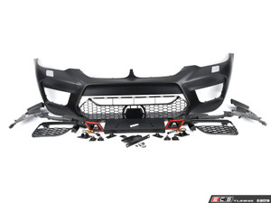 M5 Style Front Bumper Conversion W/ Fog Light Grilles - ES4487738