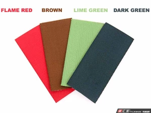 Rennline Retractable Front Seat Belt Kit - Select Your Color - ES4660151