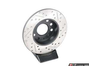 VAG Cross Drilled/Slotted Rotor - ES3522769