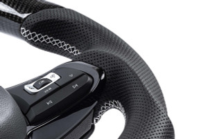 APR Carbon Fiber Steering Wheel w/ Perforated Leather - VW / Mk7 Golf R / GTi / GLi | MS100205