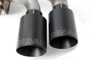 Dinan Freeflow Stainless Exhaust with Black Tips for the BMW G30 M550i