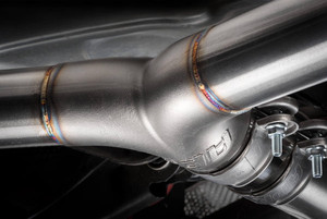 APR Exhaust - Catback System w/ Front Muffler - Mk7 GTI TCR | CBK0039