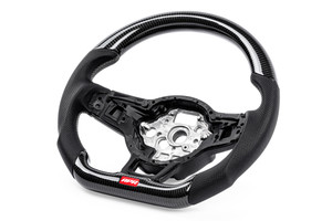 APR STEERING WHEEL, SILVER STITCHING, NON-PA