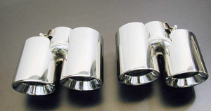Racing Dynamics Dual Tailpipe Tips / Porsche 997 | 997.08.00.372