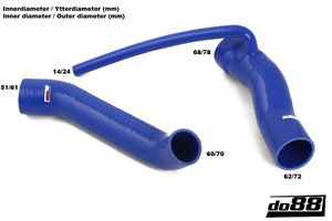 do88 Audi Quattro 10v Pressure hoses Black - do88-kit106S