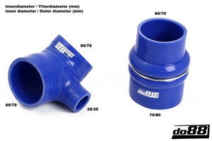 do88 SAAB 900 Turbo 84-89 Inlet hose Black - do88-kit128S