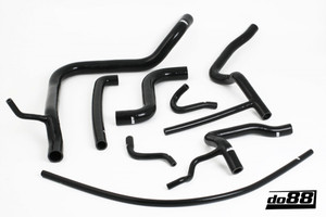 do88 SAAB 900 Turbo T8 1981-1989 Coolant hoses Black - do88-kit131S