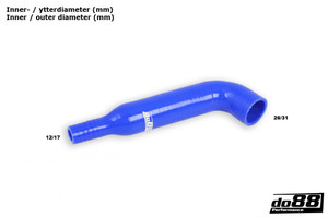 do88 Saab 900 1979-93  Drain hose Red - do88-kit177R