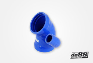 do88 BMW 325 E46 2001-2006 Throttle body hose Blue - do88-kit225-1B