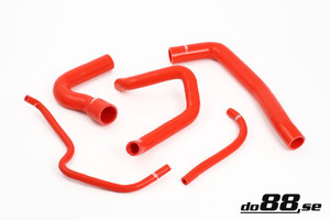do88 SAAB 9000 Turbo 86-90 Coolant hoses Red - do88-kit32R