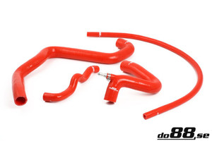 do88 Volvo S40/V40 2.0T/T4 98-04 Coolant hoses Red - do88-kit7R