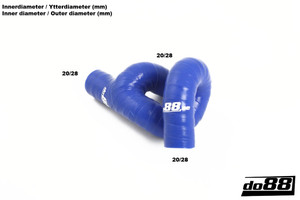 do88 Audi S3 TT 1.8T Crankcase vent hoses Blue - do88-kit81B
