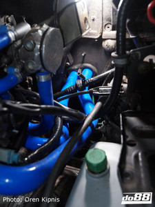 do88 SAAB 9000 1992-98 Heater hoses Blue - do88-kit86B