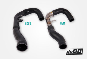 do88 Toyota Yaris GR Pressure pipes for do88 IC, Black hoses - TR-350-S-do88