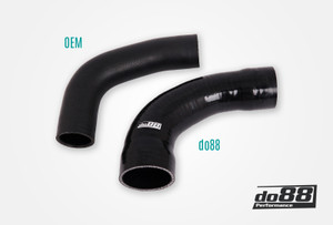 do88 Toyota Yaris GR Pressure pipes for do88 IC, Black hoses - TR-350-S-do88
