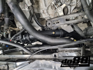 do88 Toyota Yaris GR Pressure pipes for do88 IC, Black hoses - TR-350-S-do88