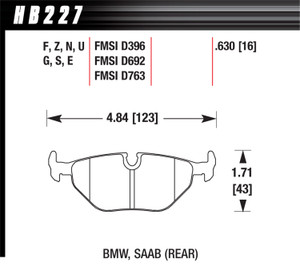 Street Brake Pads - HP Plus | HB227N.630