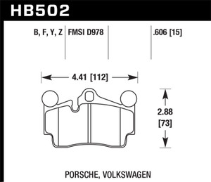 Street Brake Pads - Peformance Ceramic | HB502Z.606