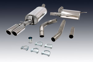 Mototec Touring Edition Exhaust Kit - A4 1.8T 94-00 & 2.8L 94-98 FWD